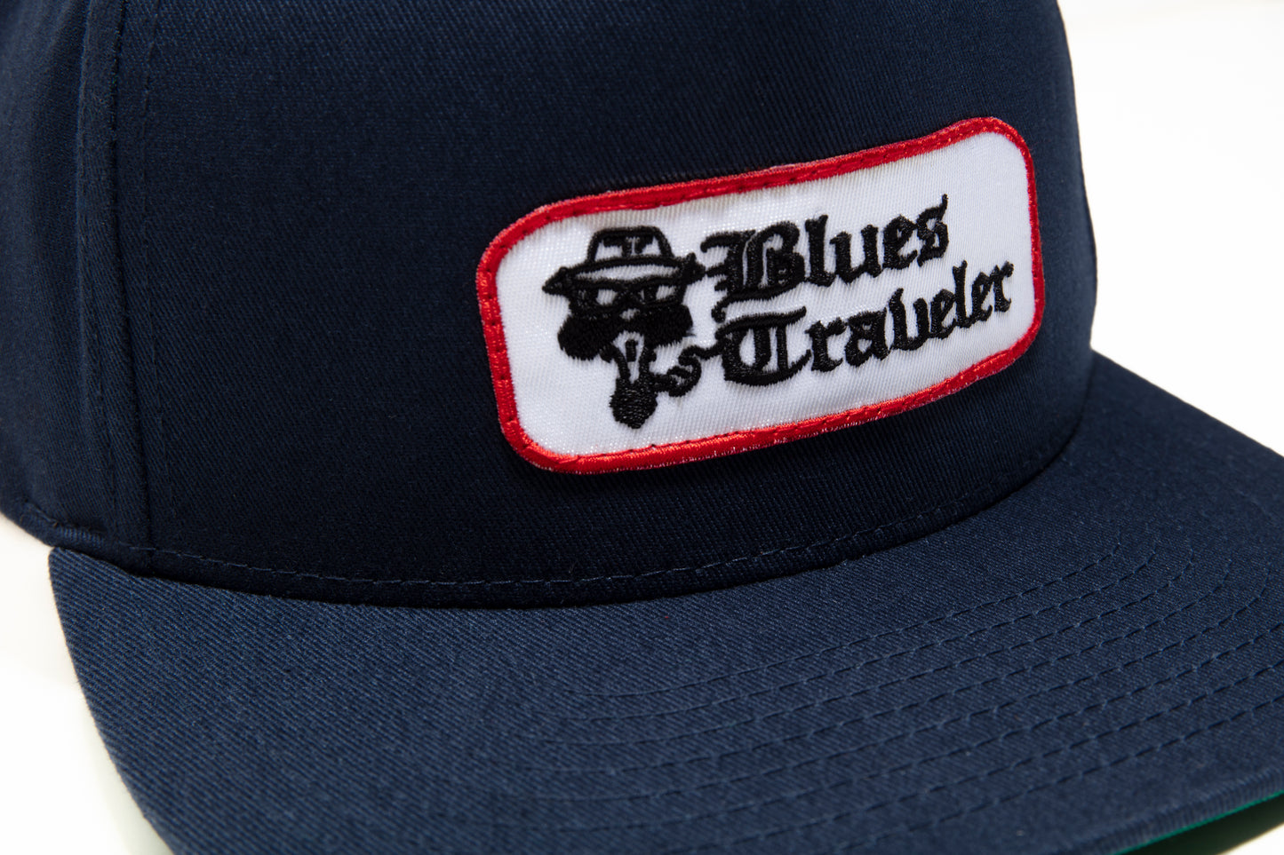 Logo Patch Snapback Hat (Navy)