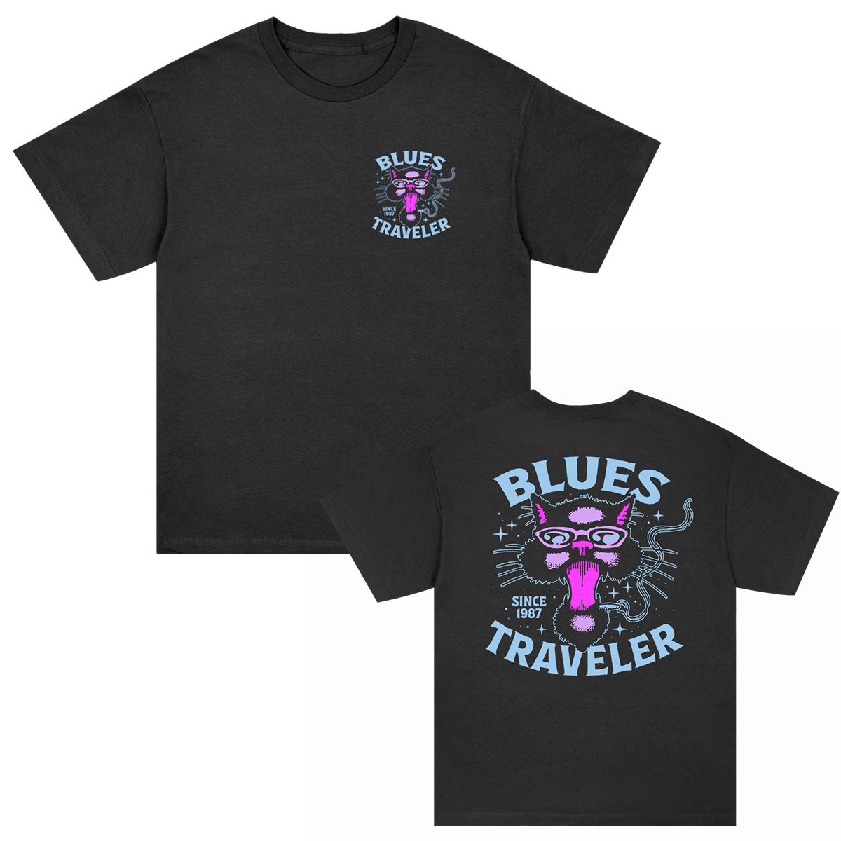 Since '87 Cat Logo T-Shirt (Black)