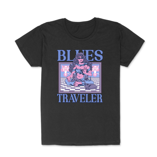 Meditate Womens T-Shirt (Vintage Black)