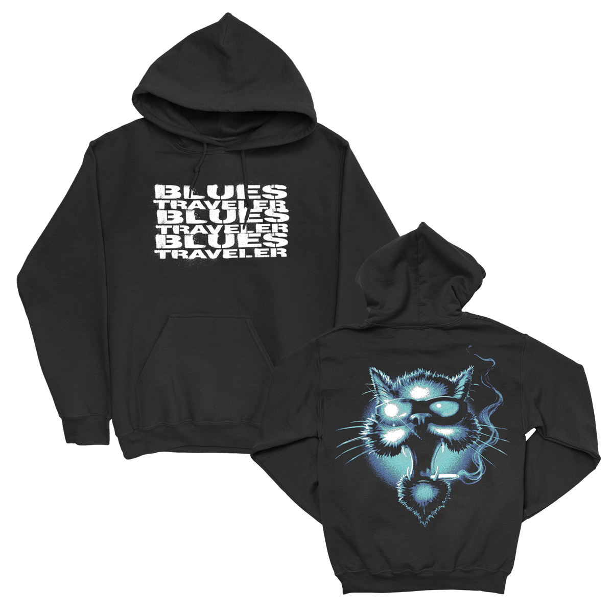 Chroma Repeater Pullover Hoodie (Black)