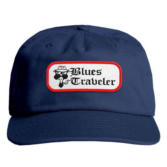 Logo Patch Snapback Hat (Navy)